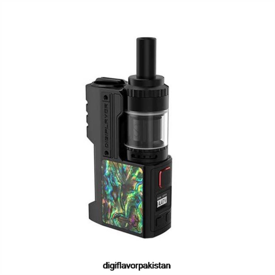 Digiflavor Z1 SBS سائرن 3 جی ٹی اے کے ساتھ کٹ سیاہ ابالون شیل - Digiflavor Disposable H6DP109